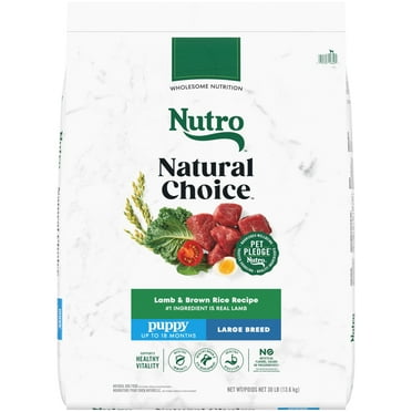 Nutro Natural Choice Large Breed Puppy Dry Dog Food, Lamb And Brown Rice Recipe, 30 Lbs.