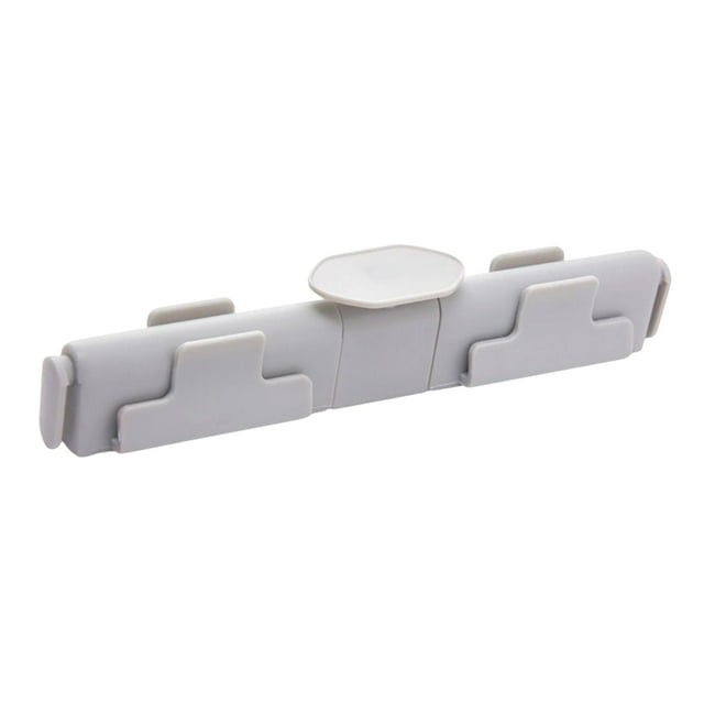 Carpeta portátil para clasificar basura, estante colgante para bolsas de basura, rejilla retráctil para basura gris