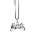 thumbnail image 1 of Minnieouse Idea de regalo colgante con controlador de juego de metal, fácil de combinar con otros accesorios, resalta la individualidad plateada Type2 NO2, 1 of 6