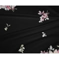 thumbnail image 5 of oneOone Polyester Spandex Black Fabric Florals Sewing Material Print Fabric By The Yard 56 Inch Wide, 5 of 6
