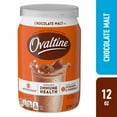 thumbnail image 2 of (6 pack) Ovaltine Chocolate Malt Powdered Drink Mix for Hot and Cold Milk Canister 12 oz, 2 of 13