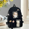thumbnail image 3 of Mochi para niña mochi con correas s mochi , mochi para computadora portátil para secundaria, , negro Hugo linda mochila, 3 of 7
