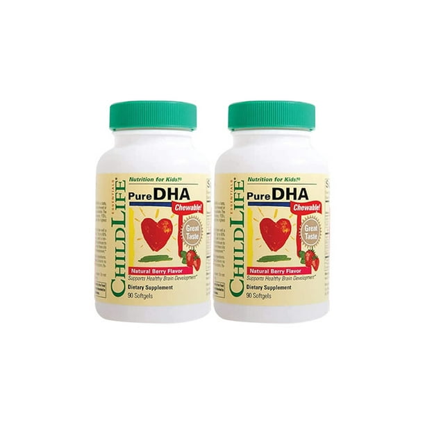 ChildLife Essentials Pure DHA Dietary Supplement 90 count ( 2 Pack