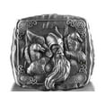 thumbnail image 4 of Odin The Viking God with Raven Signet Silver Ring, Scandinavian Mythology Jewelry, Hugin Munin Mens Ring, Sterling Silver Viking God Ring, 4 of 5