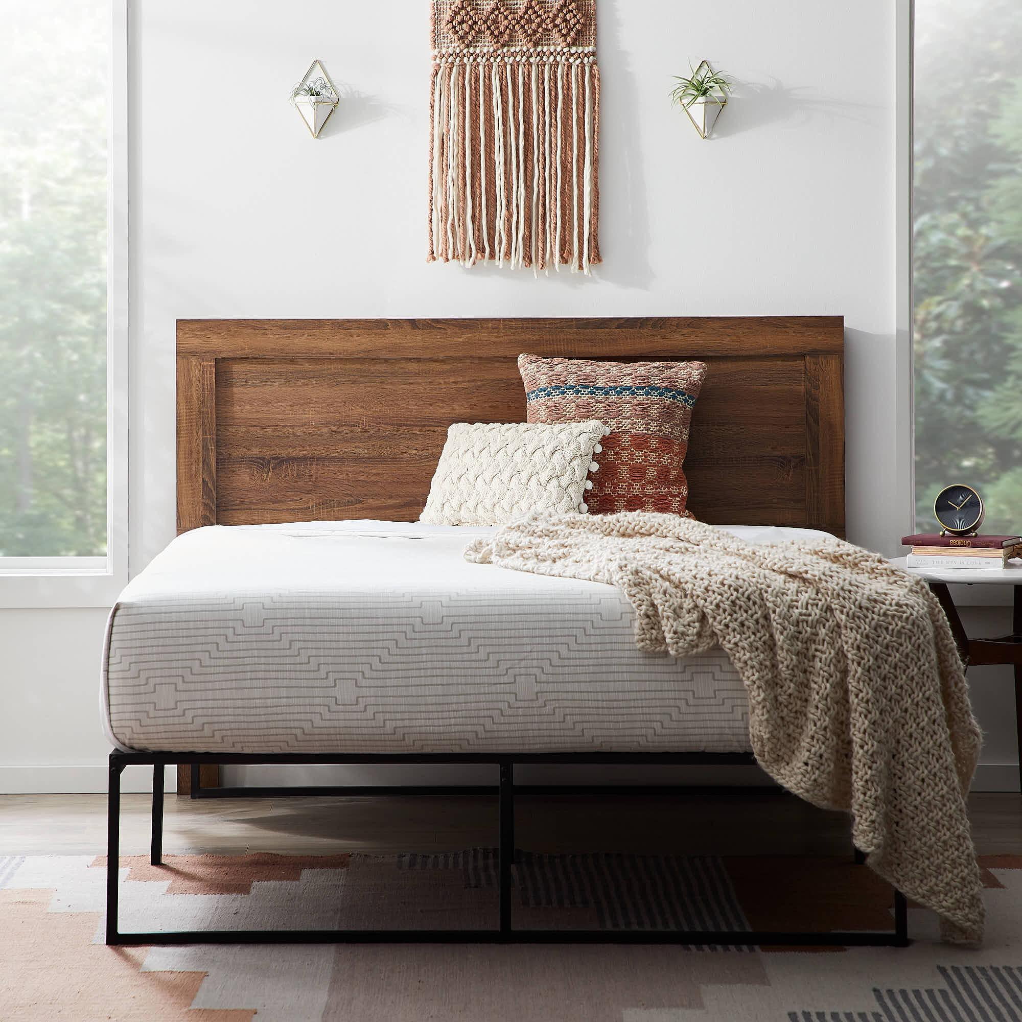 Rest Haven Classic Wood Headboard, Full, Southern Oak