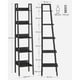 thumbnail image 5 of VASAGLE - Estante para Libros, Estante Estrecho de 5 Niveles, Estante de Escalera para Oficina en casa, Sala, Dormitorio, Cocina, Negro ébano y Negro Tinta, 5 of 5