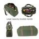 thumbnail image 4 of 12 Inch Wide Mouth Tool Bag, Canvas Tool Bag, Heavy Duty Tool Storage Bag, Large Capacity Tool Tote Bag for Electricians, 4 of 4