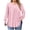 Pink, variant on Long Sleeve Shirts Casual Womens Tops Spring Casual Striped Printed T shirt Home Round Neck Top My Order My Items