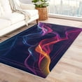 thumbnail image 1 of Colorful Rugs for Living Room Bedroom Entryway - Neon Rug 2x3 - Modern Art Carpet for Home Decor - Washable Non Slip Patterned Indoor Small Area Rug - Soft & Low Pile (ZN&676), 1 of 7