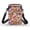 Flowers Pattern, variant on HELLHERO Clover with Zipper Closed Crossbody Bag 2 Layers for Travel Daily Use