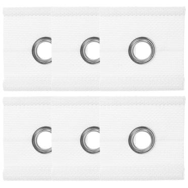 DEEPCRAFF 6Pcs Quick Release White Awning Eyelets for Rv Piping and Campsite Awning Setup