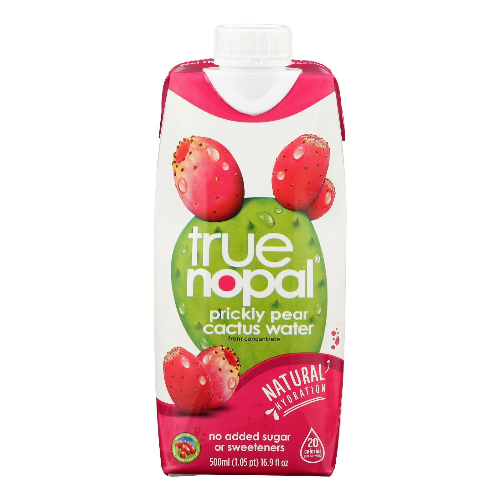 True Nopal Cactus Water Prickly Pear Case of 12 16.9 fl oz