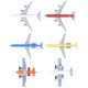 thumbnail image 1 of Modelo de avión de simulación, juego de avión para niños Modelo de avión para niños Mini modelo de avión para niños Meticulosamente diseñado, 1 of 8