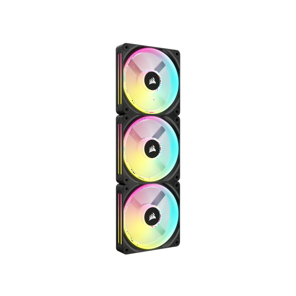 CORSAIR QX RGB Series, iCUE LINK QX120 RGB, 120mm Magnetic Dome RGB Fan, Starter Kit