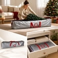 thumbnail image 5 of Qwtwty Large Capacity Christmas Tree Storage Bag, Heavy Duty Waterproof Storage Container with Reinforced Handles, Zippers and Wide Opening for Xmas Trees, 5 of 7