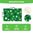 thumbnail image 6 of Sm:)e Green Shamrock St. Patrick's Day Placemats Set of 4, 12x18 inch, 6 of 7