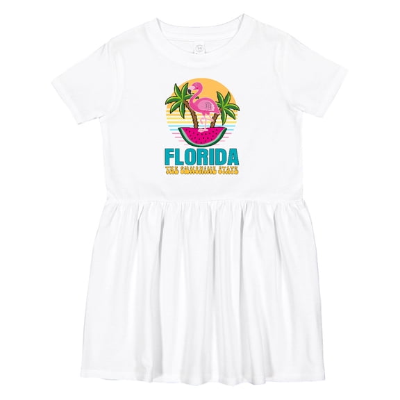 Inktastic Florida the Sunshine State Girls Toddler Dress