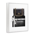 thumbnail image 2 of Stupell Industries Art Deco Black Quilted Purse on Bold Glam Bow Box White Framed Giclee Art, 11 x 14, by Amanda Greenwood, 2 of 7