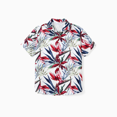 thumbnail image 2 of PatPat Family Matching Sets Floral Beach Shirt or Off Shoulder Romper with Longline Skirt, 2 of 5