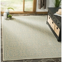 SAFAVIEH Linden Odetta Damask Area Rug, Cream/Aqua, 9' x 12'