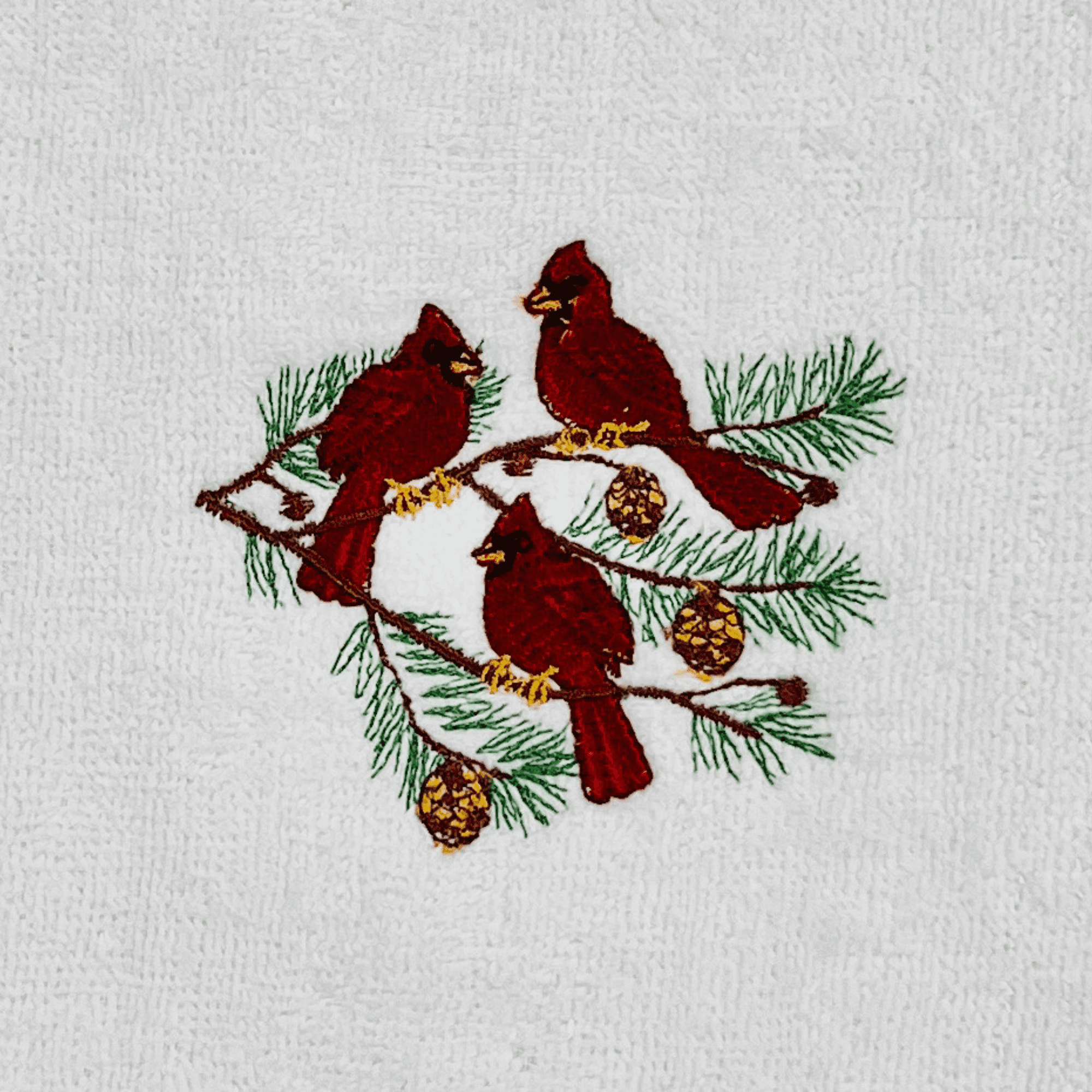 Winter Cardinals Coconut Fiber Mat, Seasonal: SERRV