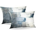 thumbnail image 1 of Fundas de almohada lumbar, paquete de 2 fundas de cojín decorativas de terciopelo suave para sofá, dormitorio, coche, 1 of 5