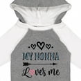 thumbnail image 4 of Inktastic My Nonna Loves Me Girls Girls Long Sleeve Baby Bodysuit, 4 of 5