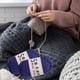 thumbnail image 2 of Sofa Vama Ropa de Cama Hilo de algodón de leche de 5 hebras para tejer a crochet, ideal para suéteres de bebé. for Navideño, 2 of 4
