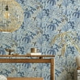 thumbnail image 4 of Tempaper Willow Blue Peel and Stick Wallpaper, 20.5" x 16.5', 4 of 7