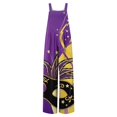 thumbnail image 5 of FrzhBrz Women's Mardi Gras Overalls Casual Loose Jumpsuits Pants for Women Parade Carnival Party Wide Leg Jumpsuits with Pockets, 5 of 6