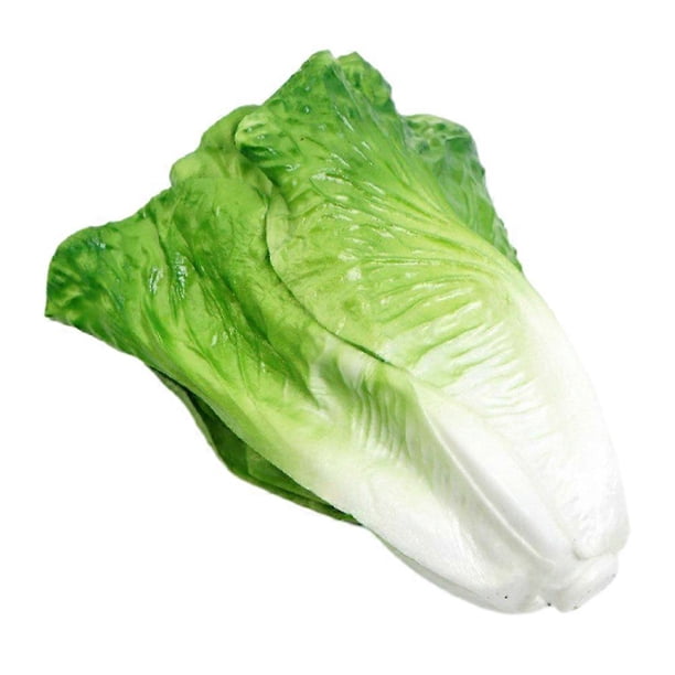 Lifelike Artificial Lettuce Decoration Made of PU Material for Home and Mall Decor