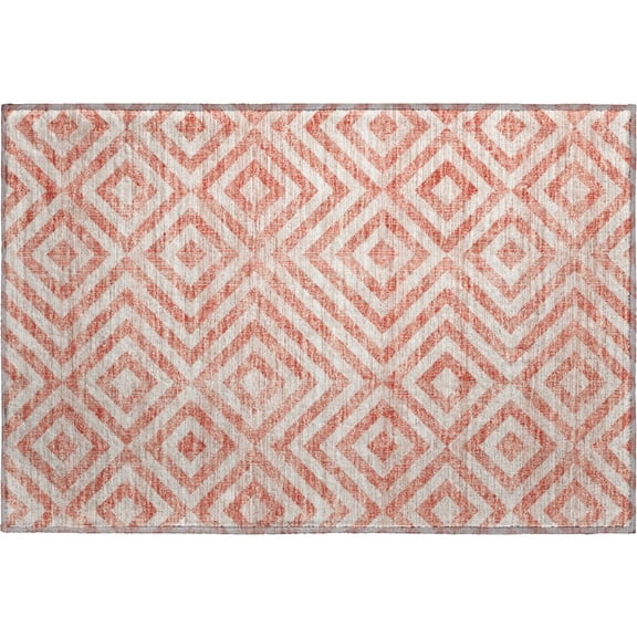 Dalyn Rugs Premium Machine Washable Mayfield AMF733 Salmon 1'8" x 2'6" Rug