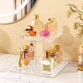 thumbnail image 5 of NIUBEE 2-Tier Perfume Organizer and Storage, Sturdy Acrylic Perfume Stand Organizer Bathroom Countertop Cosmetic Storage, Standing Perfume Tray for Bedroom Organization and Decor, Gift, 5 of 9