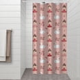 thumbnail image 2 of Pink Ballerina Swan Pattern Shower Curtain 36"x72" ,Bathroom Decorative Shower Curtains Set with 12 Hooks,Modern Waterproof Washable Shower Curtain, 2 of 6