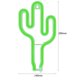 thumbnail image 5 of Lámpara decorativa LED de neón con forma de cactus, luz nocturna, lámpara de arte de vacaciones (B), 5 of 5