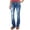 Blue-05, variant on Low Rise Ripped Bootcut Wide Leg Jeans for Women Stretchy Denim Pants