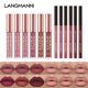 thumbnail image 4 of LANGMANNI L2108 6PCS Lip Liner Eyeliner y 6PCS Lip Gloss Set Resistente a las manchas Ultra Chic Lips Liquid Lipstick Proveedor Sincero Hogar, 4 of 6