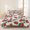 Crimson, variant on 3 Pieces Queen Quilt Set,Coastal Ocean Starfish Shell Conch Soft Bedding Sets with 1 Quilt & 2 Pillow Shams,Summer Beach Marine Theme Summer Bedspread Lightweight Coverlet Comforter for All Season