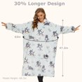 thumbnail image 4 of Sudadera portátil con capucha THREE POODLE Over-Size Sherpa, 4 of 6