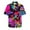 Multicolor a, variant on Zylanna Men's Turndown Collar Shirts, Button Down Hawaiian Vacation Summer Short Sleeve Casual Cardigan Trouses for Men Multicolor Size M