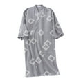 thumbnail image 1 of toraway Mens Pajama Sets Cotton Short Men's Cotton Thin Double Washed Crepe Japanese Cardigan Steam Absorbent Robe Robe Robe L, 1 of 3