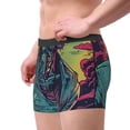 thumbnail image 3 of JUNZAN Neon Zombie Skull Mens Underwear Boxer Briefs for Men’s-Large, 3 of 7