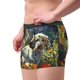 thumbnail image 2 of Balery Sunflower Field Spotted Dog Calzoncillos bóxer para hombre, ropa interior de algodón suave y transpirable con cinturilla de nailon-Medium, 2 of 5
