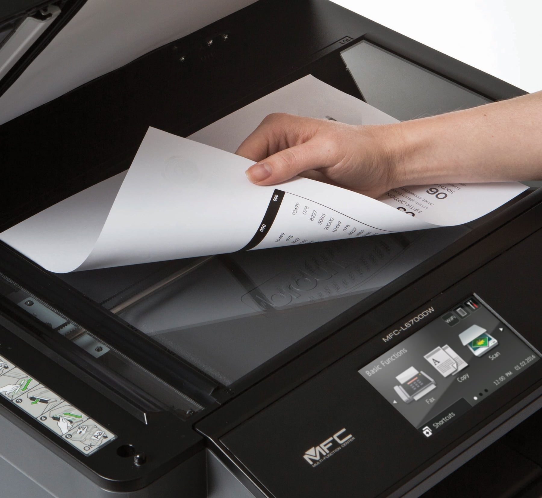 Brother MFC-L6700DW Wireless Duplex All-in-One Monochrome Laser Printer