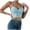 Light Blue, variant on Kaemgyyd Lace Corset Top for Women Stylish V Neck Spaghetti Adjustable Strap Bralette Trendy Floral Low Back Crop Camisole Outfit