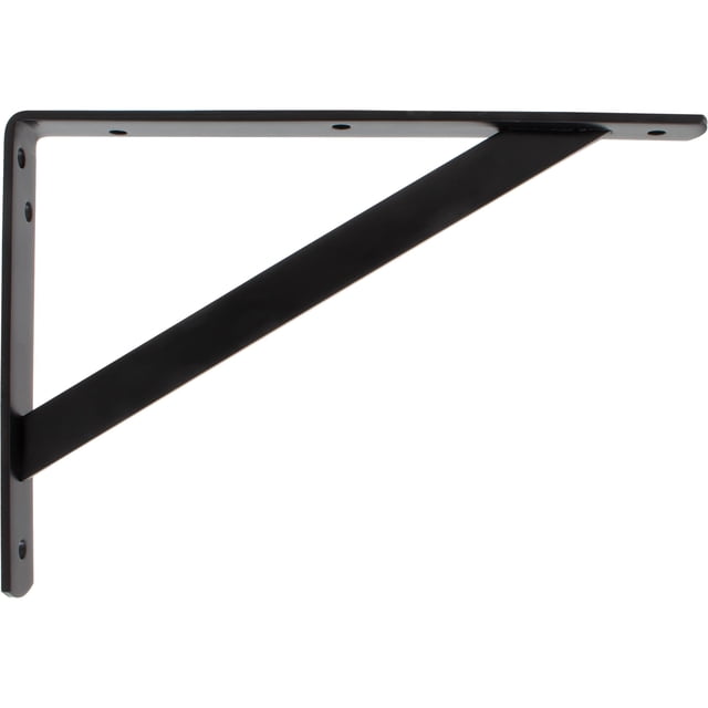 Soporte de estantería Stone Harbor Hardware de 27,3 cm, color negro mate