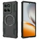 thumbnail image 1 of For Motorola Edge 60 Fusion 5g/ Edge 60 5g Magnetic Case Butterfly Armor Hollow Heat Dissipation Pc + Tpu Phone Cover, 1 of 5