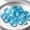 Blue, variant on Glow in the Dark Star Pebbles - Luminous Glowing Stones for Fish Tank Aquarium Decor - Plastic Resin Gems for Garden Landscaping Vase Fillers DIY Crafts