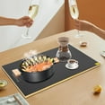 thumbnail image 2 of Electric Warming Tray, Tempered Glass Electric Server Warming Tray with Smart Display,Food Warming Mat for Indoor Dinner, with Timer Function & Child Safety Lock,Adjustable Temperature 104-284℉, 2 of 9