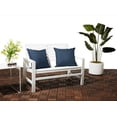 thumbnail image 5 of Classic Accessories Montlake FadeSafe Indoor/Outdoor Accent Pillows, 20 x 20 x 8 Inch, 2 Pack, Heather Indigo, 5 of 8